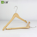 Uniqlo style high quality natural  wood shirt garment hanger